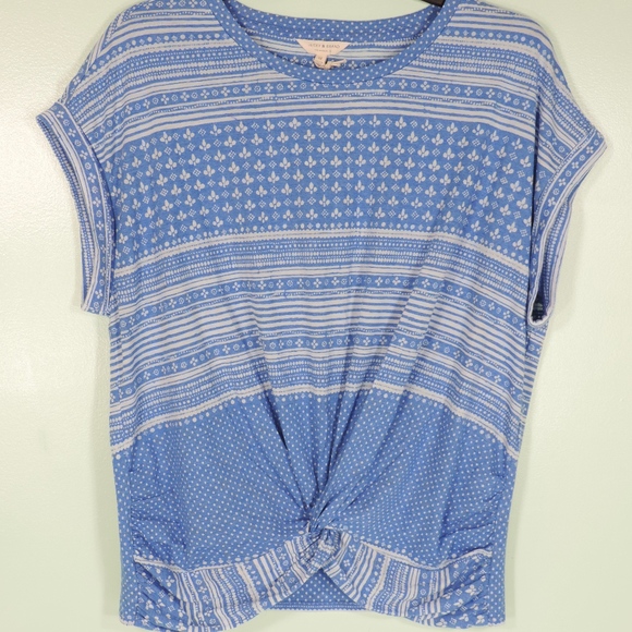 Lucky Brand Tops - LUCKY BRAND short sleeve t-shirt in blue and white